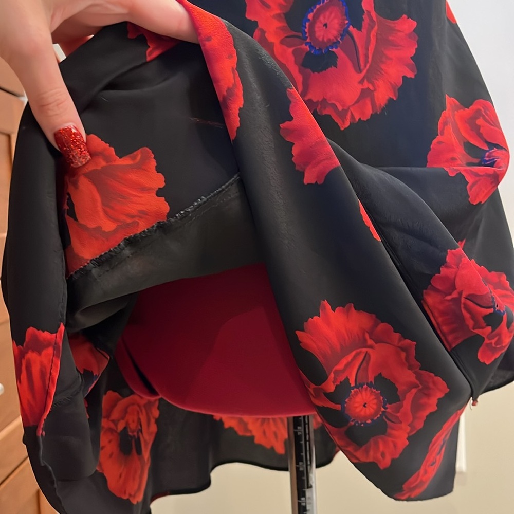 EUC ❤️ Vintage Scarlet Moody Floral Mini Fit & Flare Sundress Sz 4 / US XS - S - Picture 9 of 11